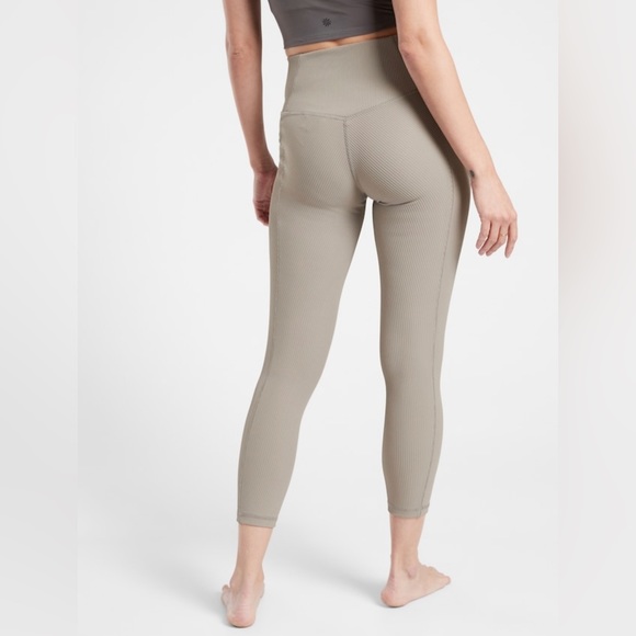 Like New ATHLETA Salutation Stash Pocket II Rib Tight M TALL - Picture 2 of 5